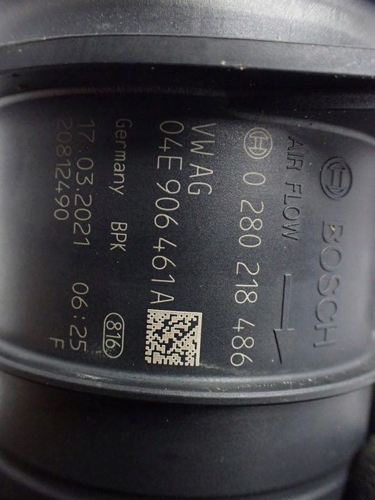 фото №7, Корпус фільтра повітря оригінал 2n0129601p vw crafter ii 7c tge 21r