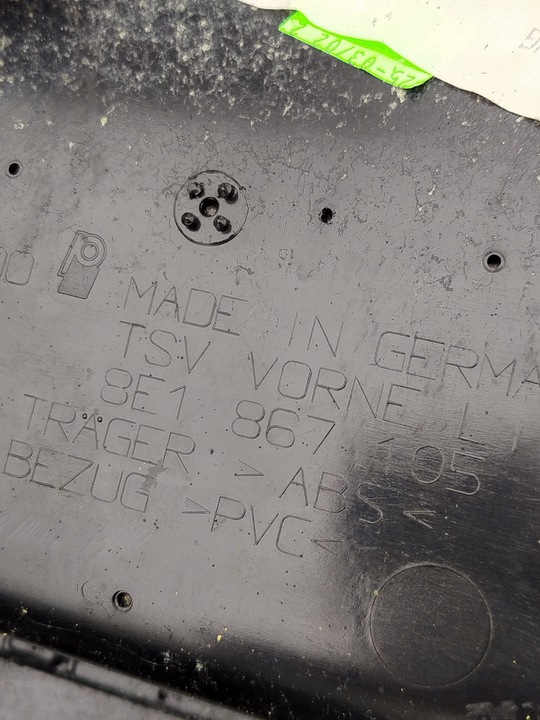 фото №10, Обшивки дверь обивка audi a4 b6 3.0 b 8e1867105