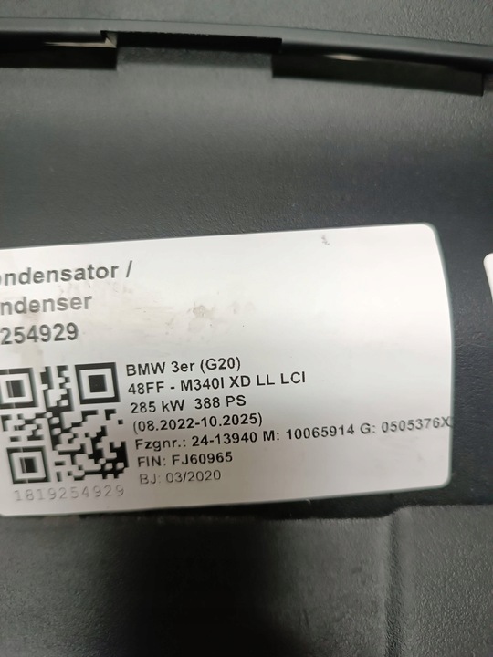 фото №14, Капот крило бампер pas переднє лампи laser kol. a300 bmw 3 g20 g21