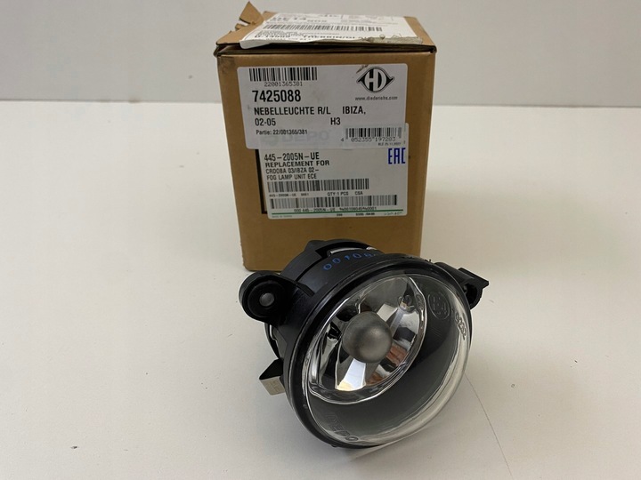 фото №1, Seat ibiza iii 6l cordoba ii галоген протитуманне