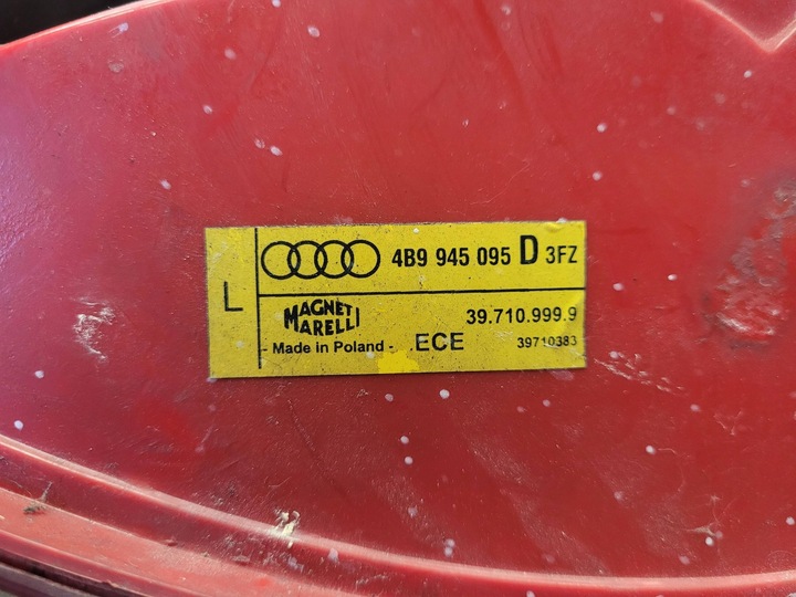 фото №7, Audi a6 s6 c5 універсал 4b9945095d лампа лівий зад