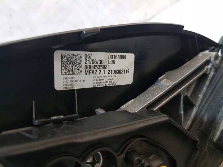 фото №11, Mercedes gla eqa h247 10+8 18pin ассистент фотохромный камера европа зеркало