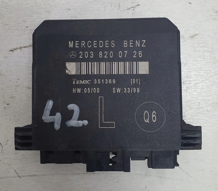 фото №1, Модуль комфорта mercedes c203 w203