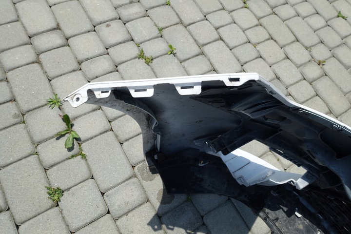 фото №14, Seat ibiza iv рестайлінг бампер переднє білий bez отворів