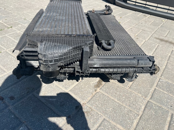 фото №3, Jeep gran cherokee wk2 3.0d pas переднее радиатор комплект вентилятор