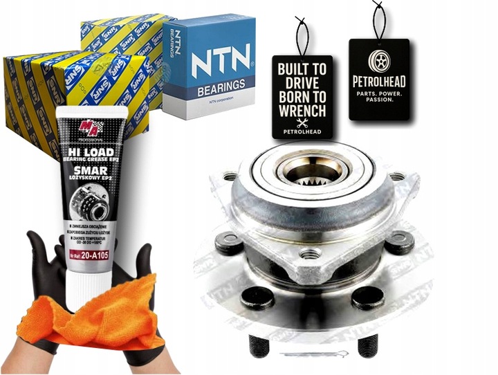 фото №1, Набор подшипник колёса з ступица jeep cherokee grand c #petrolhead pro+ kit7