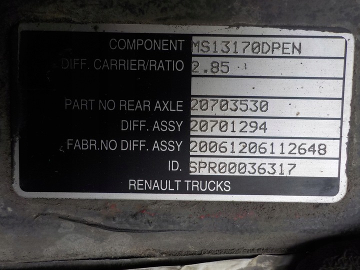 фото №5, Premium диференціал міст задній dxi 13/37