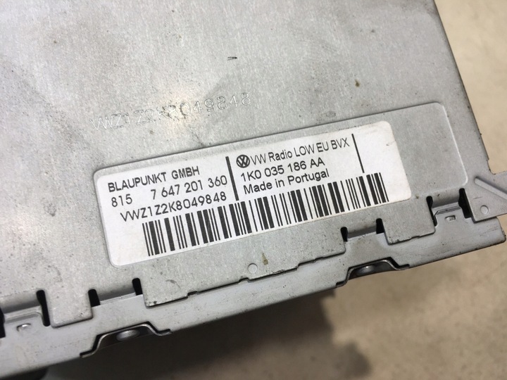 фото №5, Радио cd vw passat b6 2.0 tdi 1k0035186aa