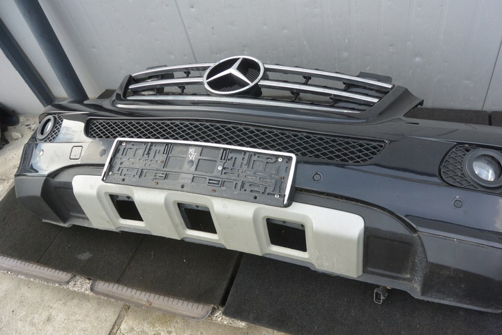 фото №6, Mercedes ml w164 бампер решітка радіатора перед 05-09 197 kpl pdc h7