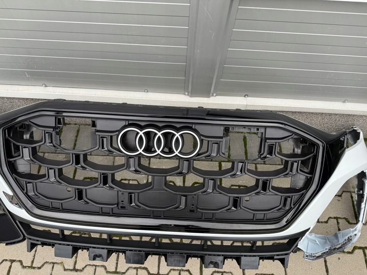 фото №13, Бампер переднее audi q8 ii 4m8 рестайлинг 24 s-line чёрный решётка радиатора решётки 6xpdc