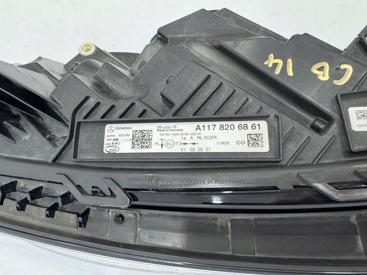 фото №10, Комплект лампа перед mercedes cla c117 w117 led high performance ліва права