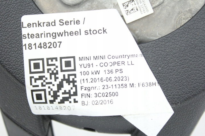 фото №8, Руль кожаный спортивная mini f54 f55 f56 f60