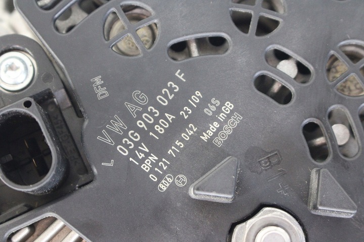 фото №9, Vw audi seat skoda генератор 180a 03g903023f производитель bosch 2.0 tdi дизель