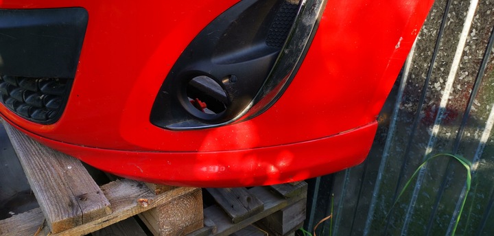 фото №6, Бампер перед переднее opel corsa d рестайлинг opc line 2011-2014 красный