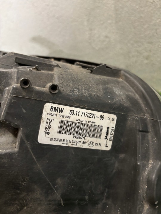 фото №9, Bmw 1 e81 e82 e87 рестайлінг ліва фара ксенон європа bez пошкоджень 63.11 7170291