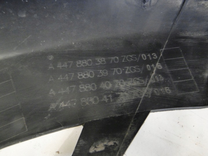 фото №15, Mercedes бампер переднее bez противотуманные фары i датчиков pts vito 447 w447