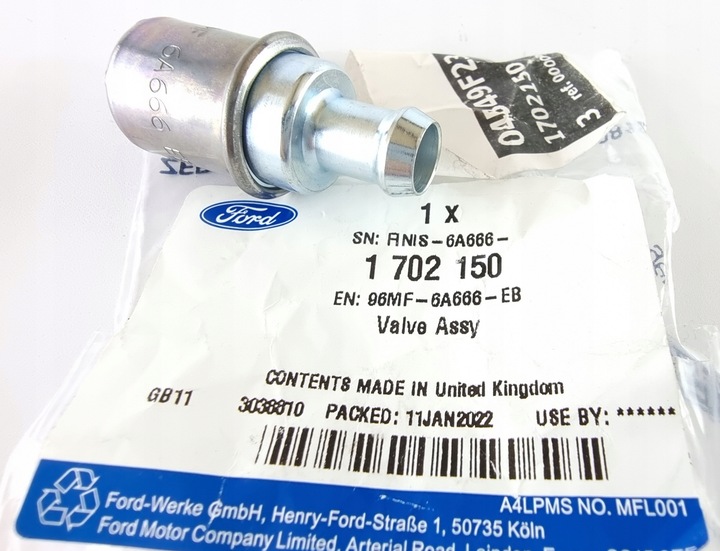 фото №11, Клапан вентиляции коробки коленчатого вала ford оригинальный номер