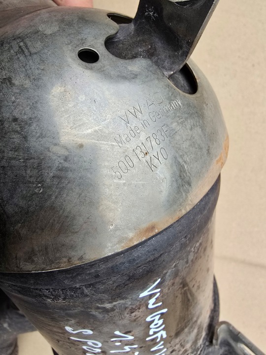 фото №5, Каталізатор- з'єднувач elastyczny-rura vw golf vii 7 sportsvan 1.4 tsi czc