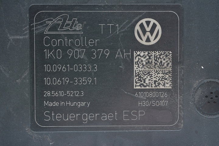 фото №8, Насос abs esp vw audi seat 1k0907379ah 1k0614517as