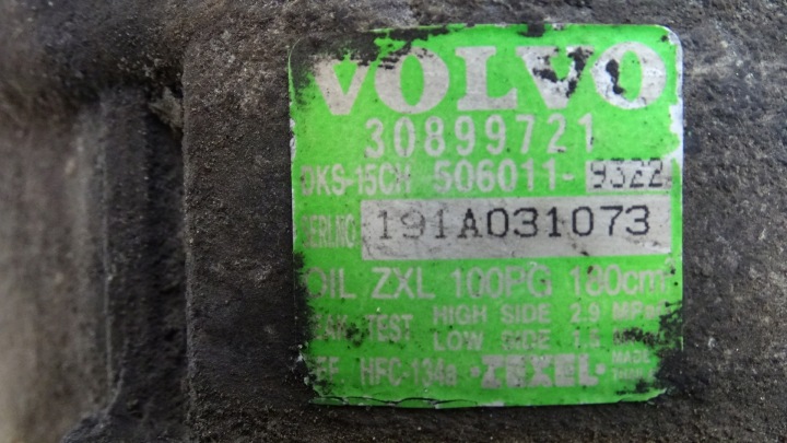 фото №6, Компрессор кондиционера volvo v40 1.4