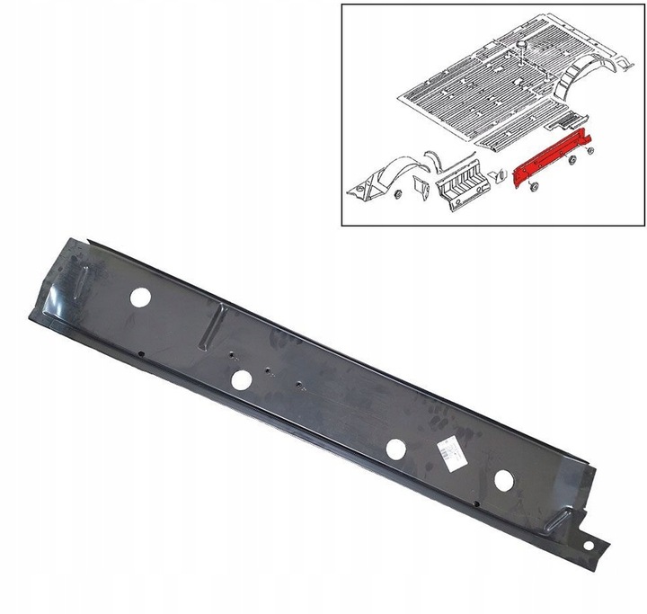 фото №1, Vw transporter t4 поріг внутрішній панель бічний лівий розпродаж