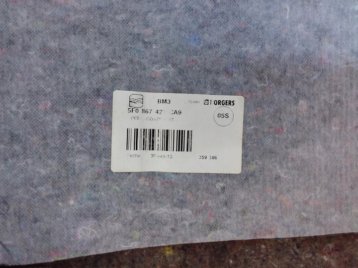 фото №3, Seat leon iii hb обшивки оббивка багажника kpl