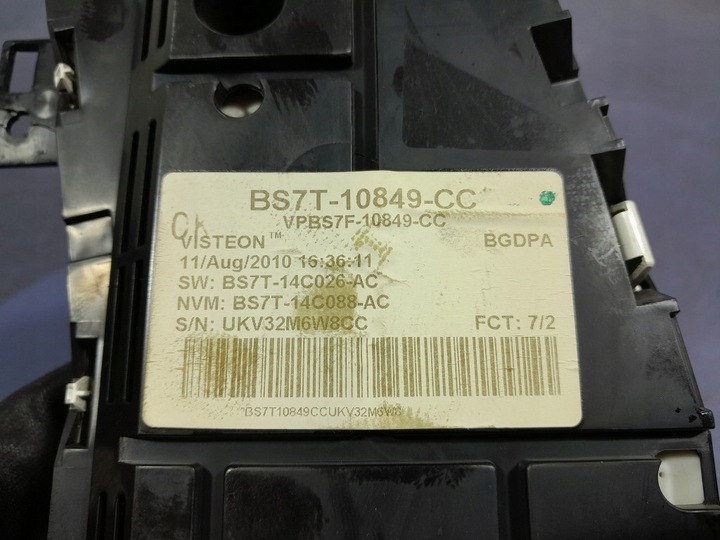 фото №8, Ford mondeo mk4 рестайлінг 2.0 tdci 140 km прилади спідометр  bs7t-10849-cc