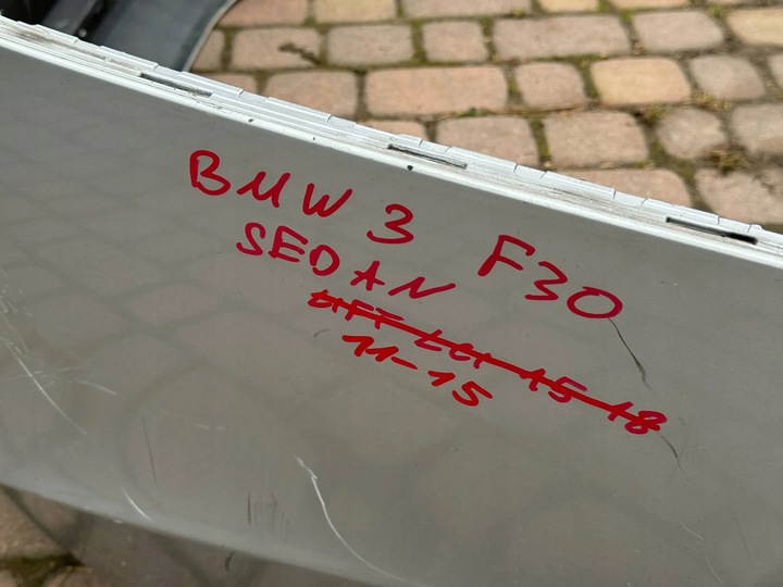 фото №14, Bmw 3 f30 11-15 sedan sport line бампер зад задний планка хром