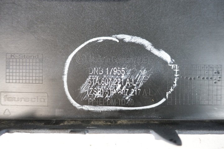 фото №10, Volkswagen vw touran ii 5ta 15- 5ta807221al бампер перед переднє