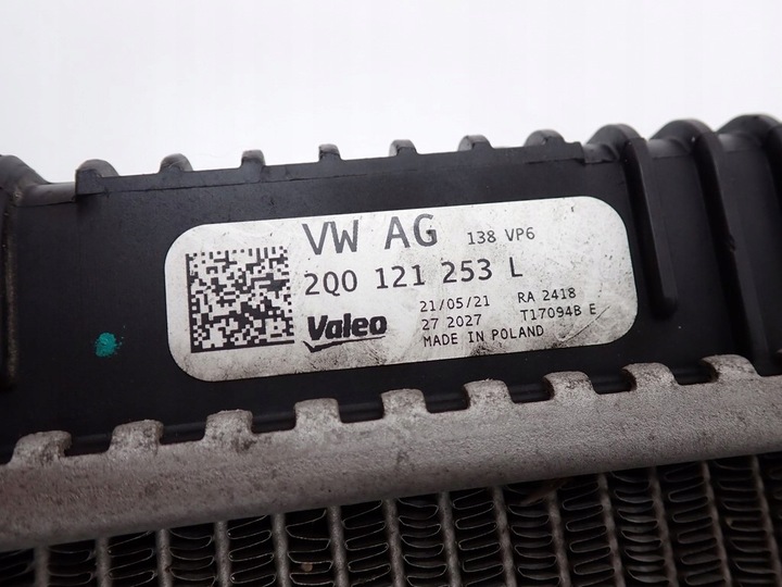 фото №7, Комплект радіатор вентилятор кондиціонер seat ibiza v polo 2g vi 1.0i 21r