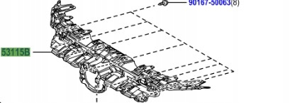 фото №1, Toyota оригінальний номер 53115-42010 підсилювач передні нове rav4
