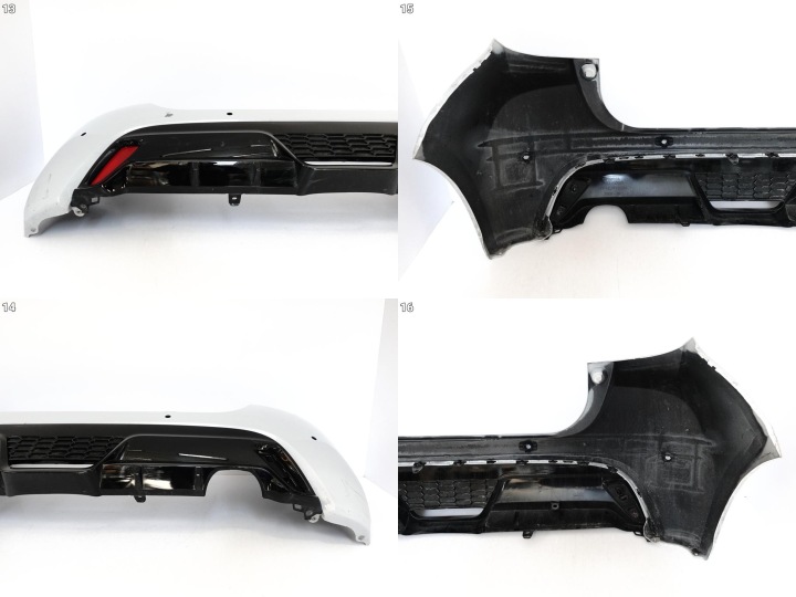 фото №14, Toyota yaris iv 4 gr 20- бампер спойлер зад 4xpdc
