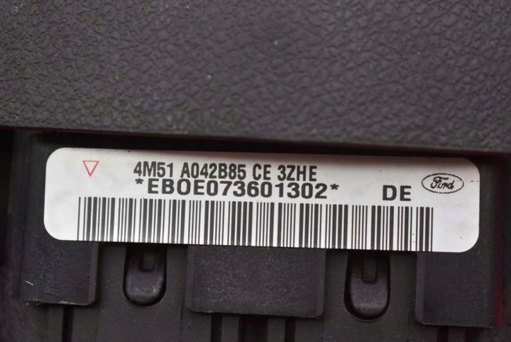 фото №9, Подушка безопасности подушка безопасности водителя 4m51-a042b85-ce ford focus mk2 04-08