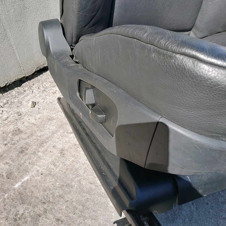 фото №6, Bmw e61 сидіння оббивка шкіра чорна підігрів пам'ять