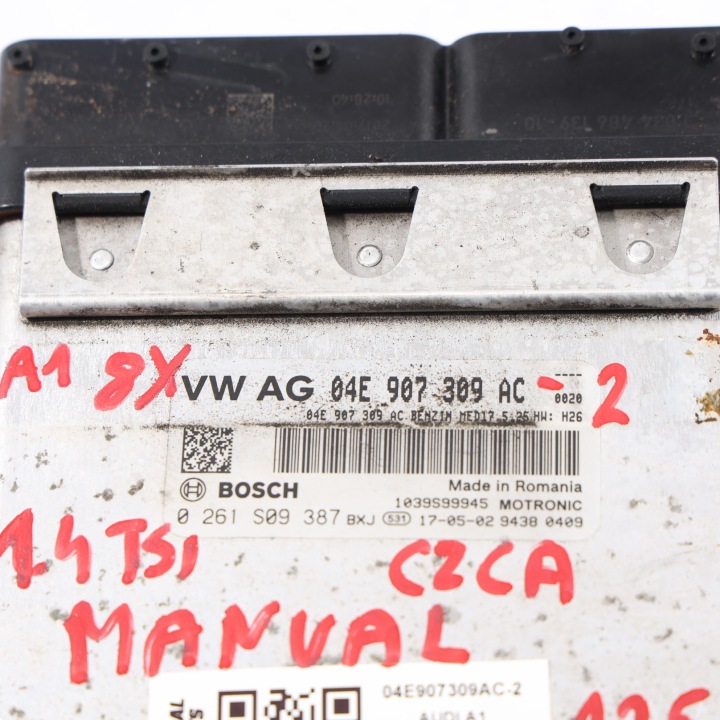 фото №11, Audi a1 8x 1.4 tfsi czca 125hp блок управления двигателем (ecu) комплект 04e907309ac механическая коробка передач