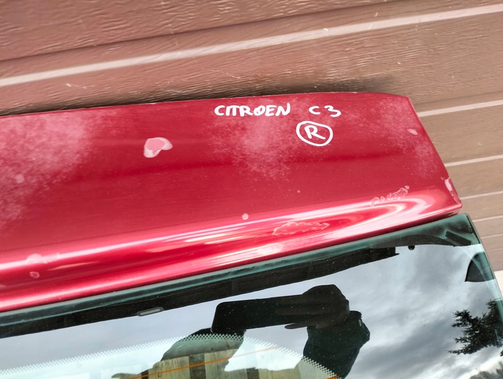 фото №6, Крышка стекло зад citroen c3 picasso цвет kjcc 2008-2012