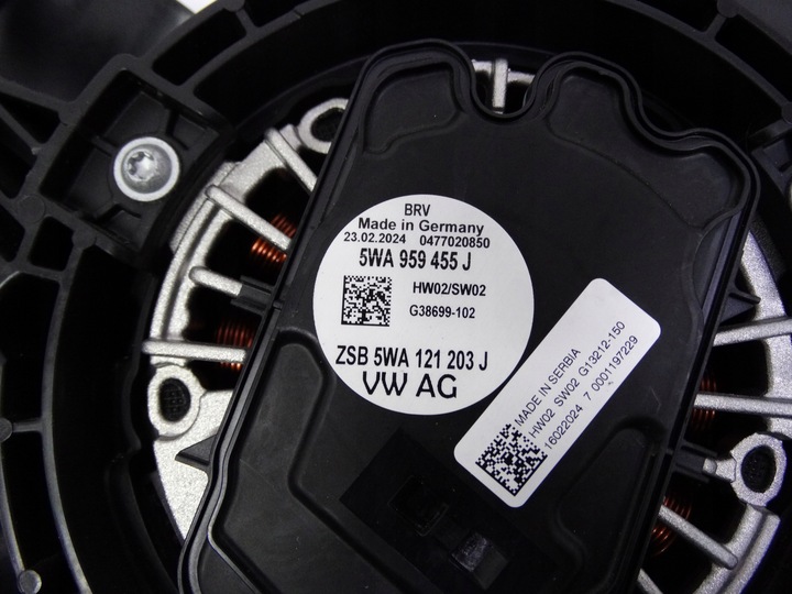 фото №14, Vw passat b8 golf viii вентилятор радіатор 5wa121205 оригінальний