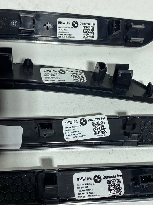 фото №4, Bmw x6m компетиция f96 g06 планки пороговые m led подсвечиваемый комплект