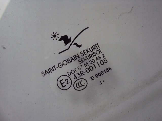 фото №3, Скло двері правий зад saab 9-3 ii sedan 02-06