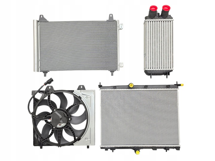 фото №1, Комплект радіатор вентилятор fiat grande panda 1.2t 1.2 гібрид 2024-
