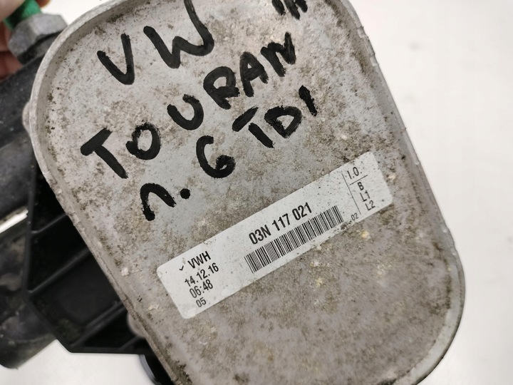 фото №5, Основание фильтра масла радиатор vw touran iii 1.6