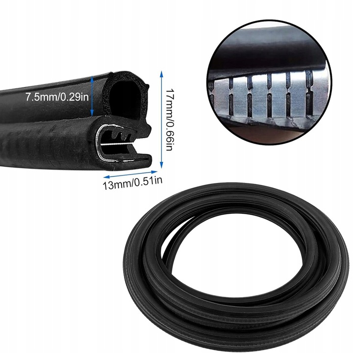 фото №6, Захист краю двері автомобільних прокладка стрічка samoprzylepna 6m