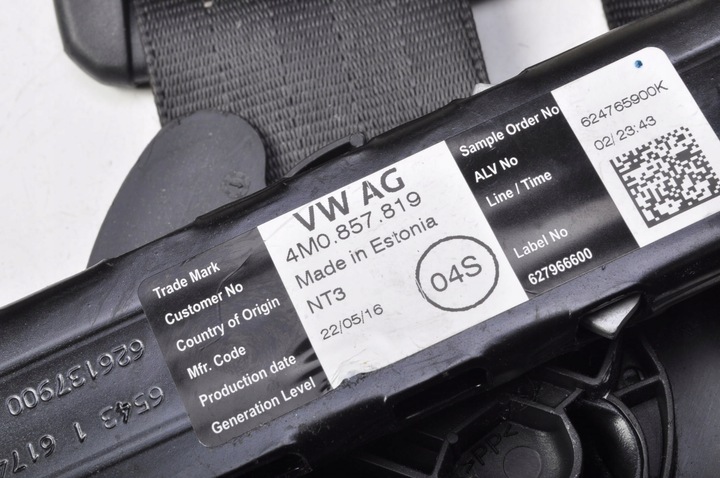 фото №6, Audi a4 b9 pas безпеки права перед 8w0857706