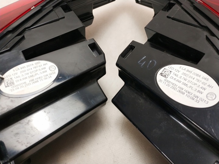 фото №7, Skoda enyaq iv лампы led зад задние комплект.