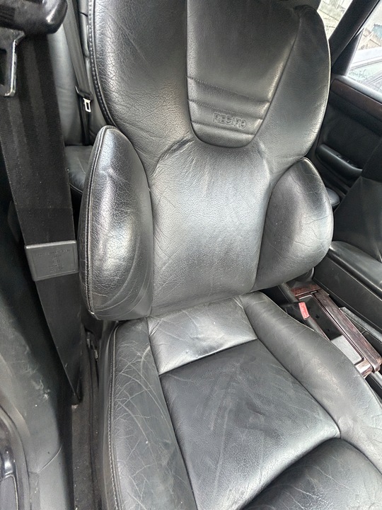 фото №10, Сиденья recaro чёрная кожа подогрев audi a6 s6 c5 универсал европа