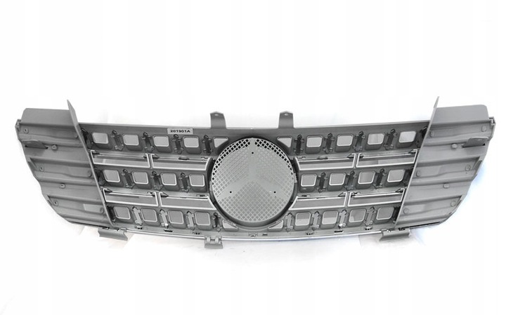 фото №3, Решётка радиатора решётка mercedes ml w164 05-08r серебряный