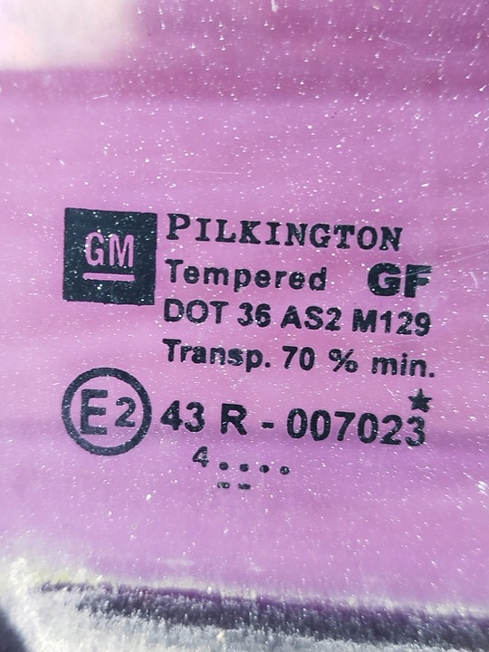 фото №3, Скло бокова двері праві зад opel vectra c 5d