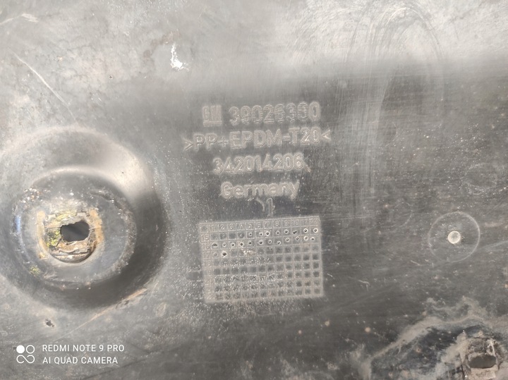 фото №13, Захист плита шасі нижня ліва opel astra v k