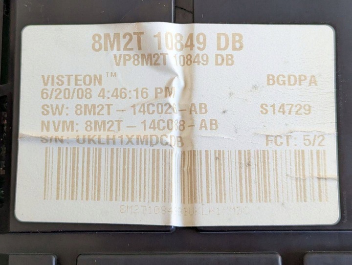 фото №7, Спидометр ford mondeo 4 2008 8m2t10849db