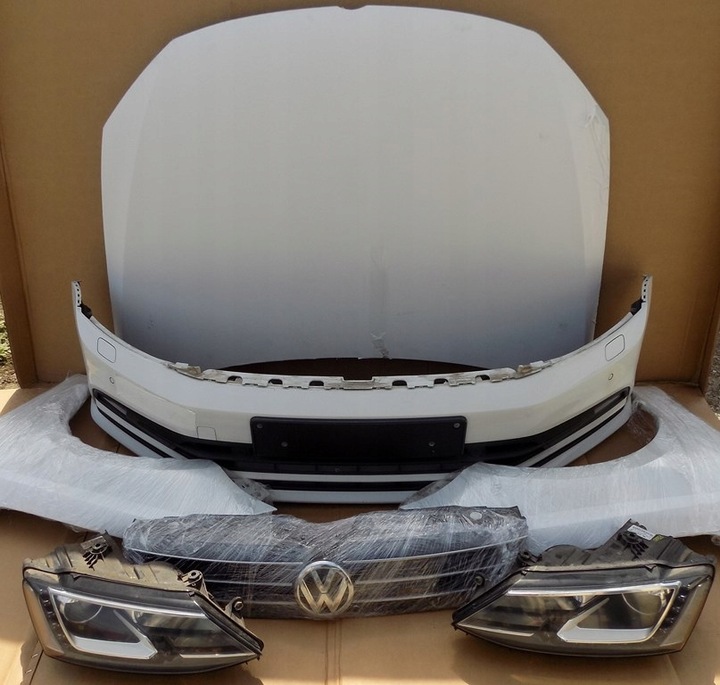 фото №1, Dw jetta 6 бампер капот крила led ксенон pas